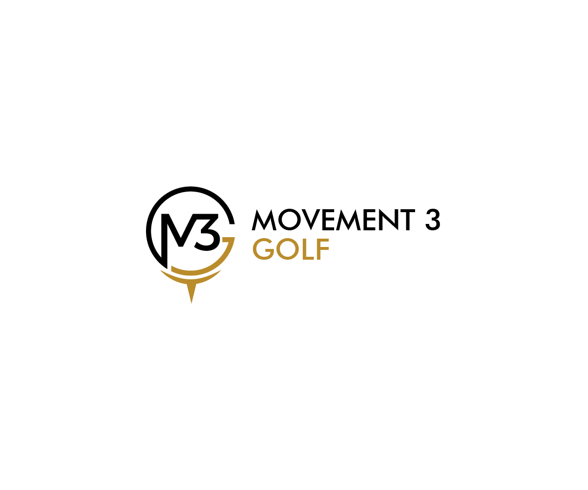 Logo Design by Ayub Zafar for M3G | Movement3Golf | Design #35842704