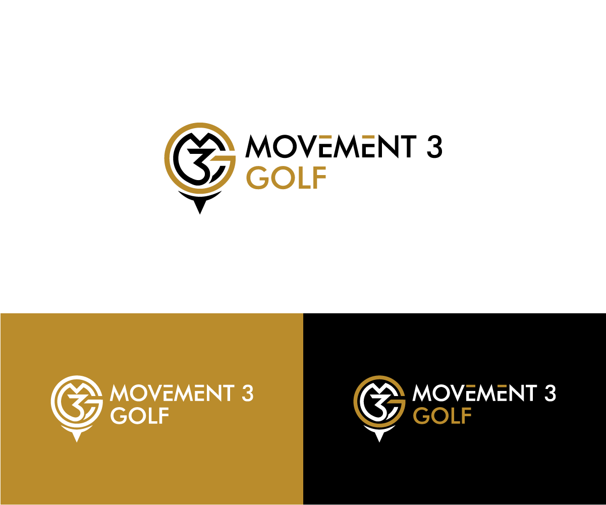 Logo Design by AlphabetZero.co.uk for M3G | Movement3Golf | Design #35853964