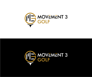 Logo Design by Ayub Zafar for M3G | Movement3Golf | Design: #35855235