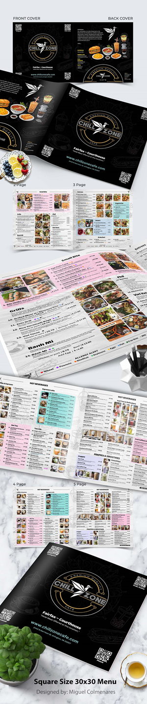 Menu Design by angelcolmenares3
