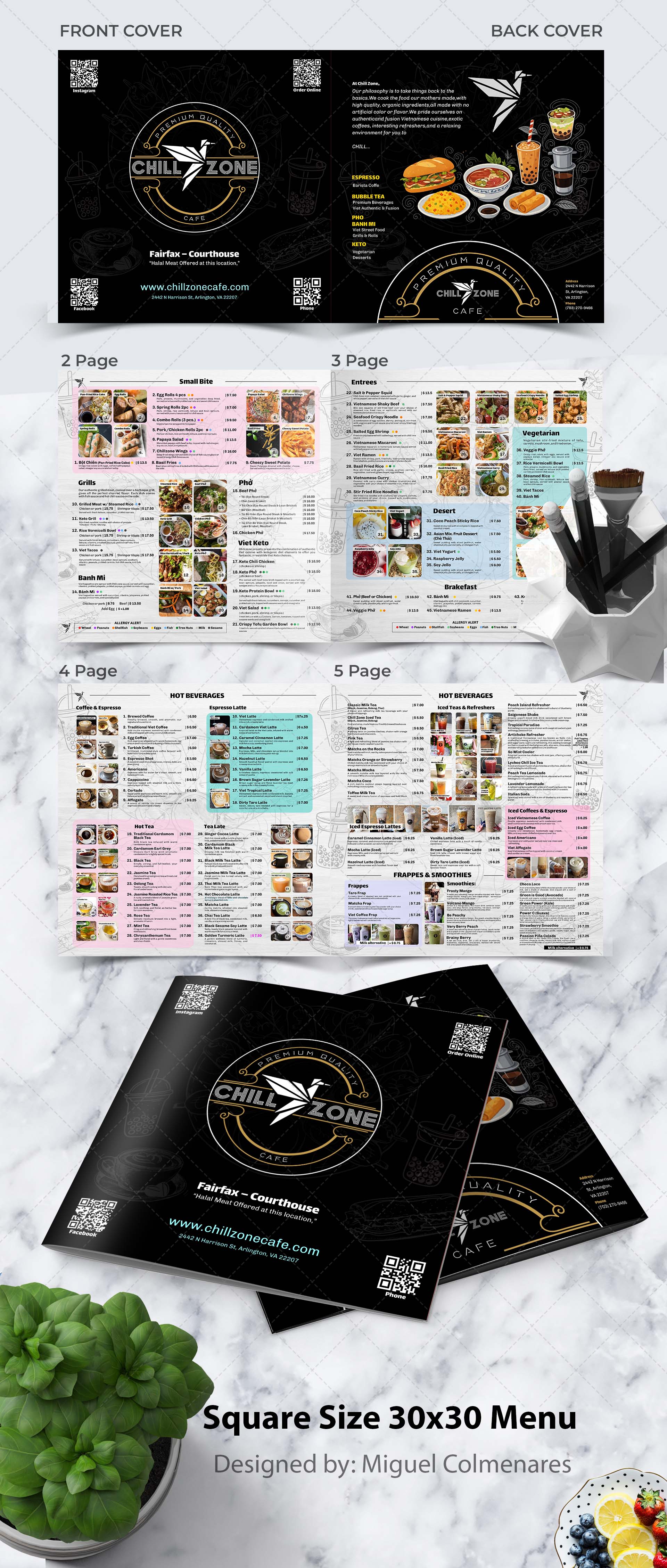 Menu Design by angelcolmenares3 for this project | Design #35880334