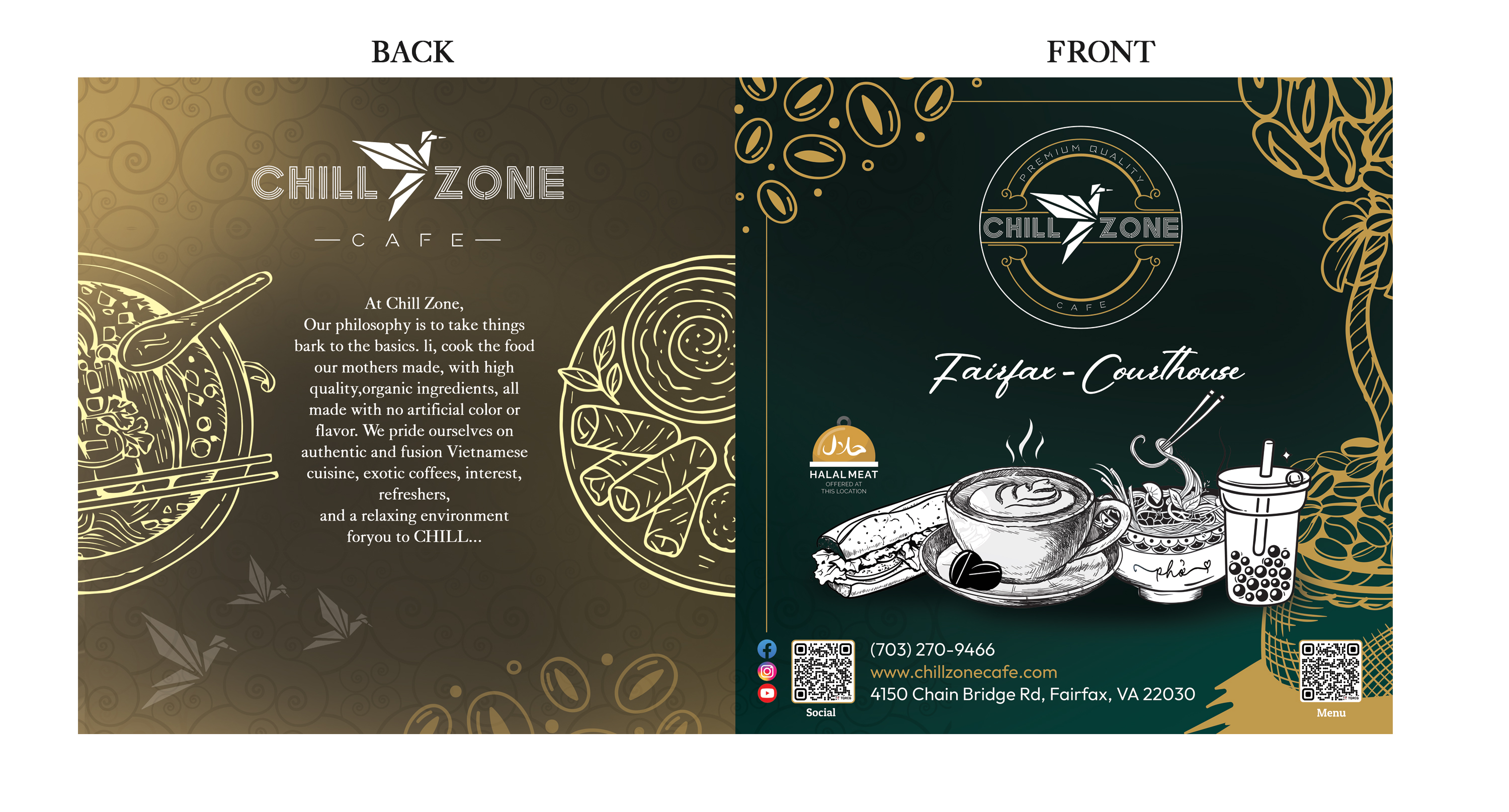 Menu Design by Stan$oul for this project | Design #35915587