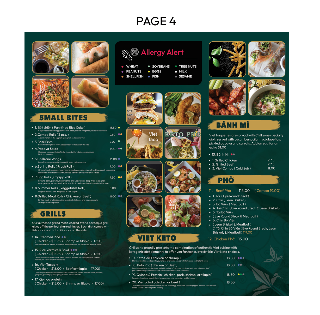 Menu Design by Stan$oul for this project | Design #35916286