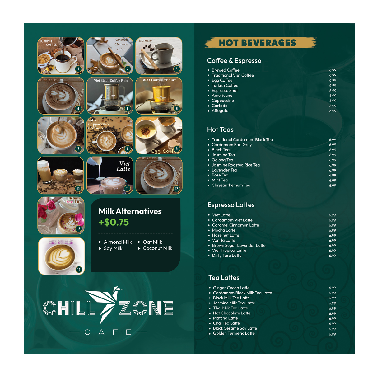 Menu Design by Stan$oul for this project | Design #35933689