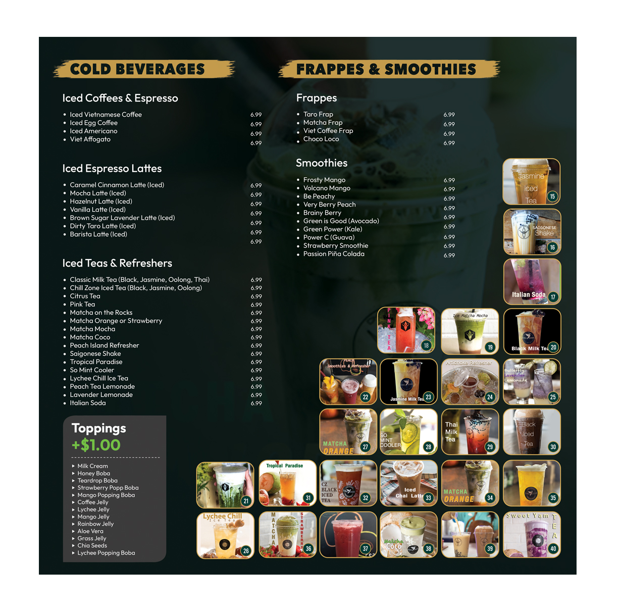 Menu Design by Stan$oul for this project | Design #35933692