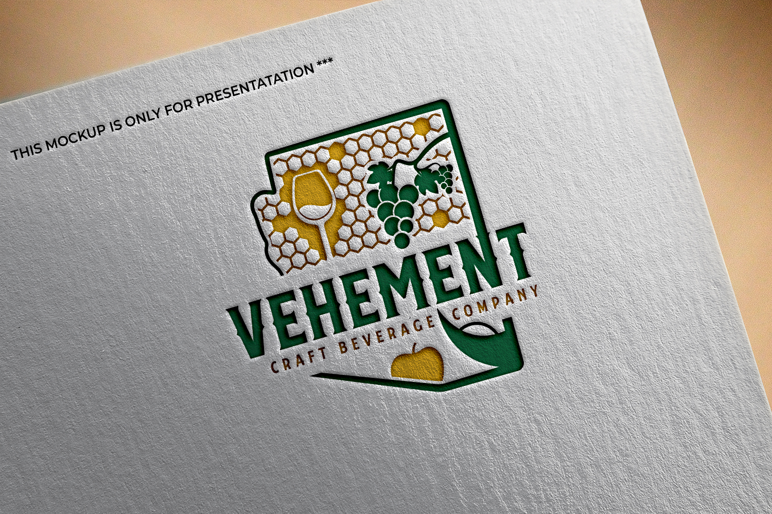 Logo-Design von RS_Design für Vehement Craft Beverage Company  | Design #35844409