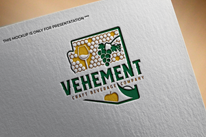 Logo Design by RS_Design for Vehement Craft Beverage Company  | Design: #35844409