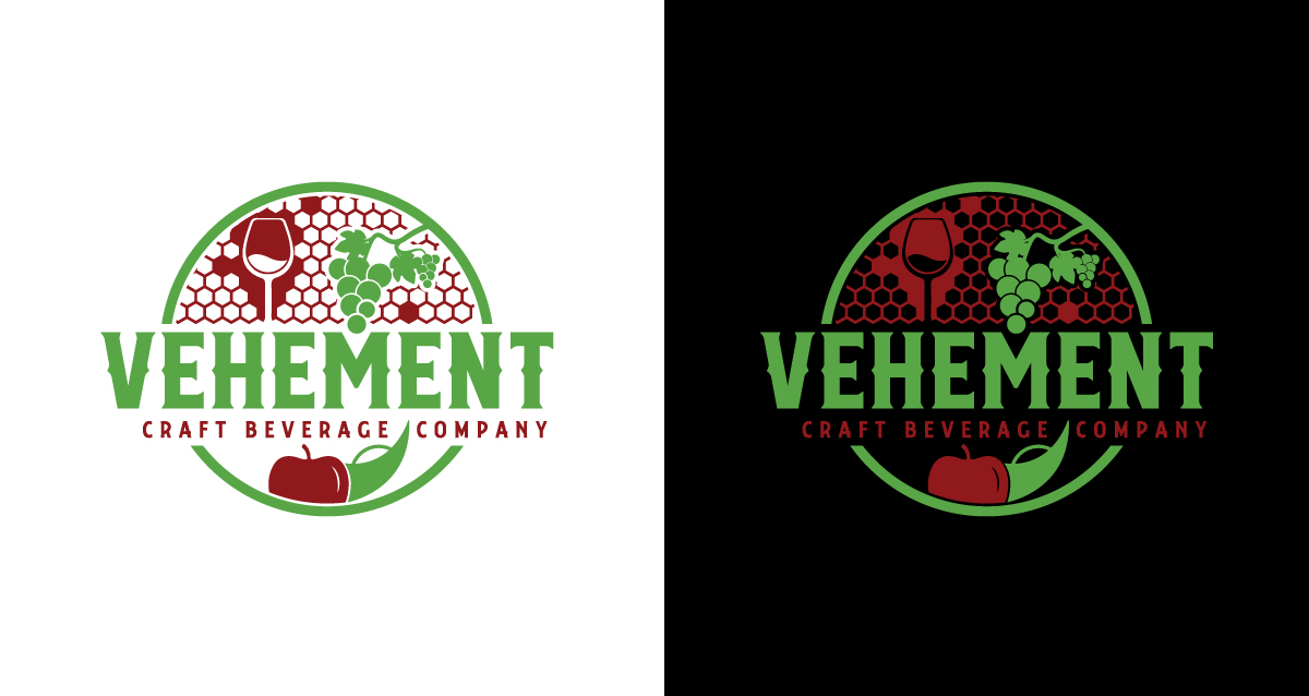 Logo Design by RS_Design for Vehement Craft Beverage Company  | Design #35854196