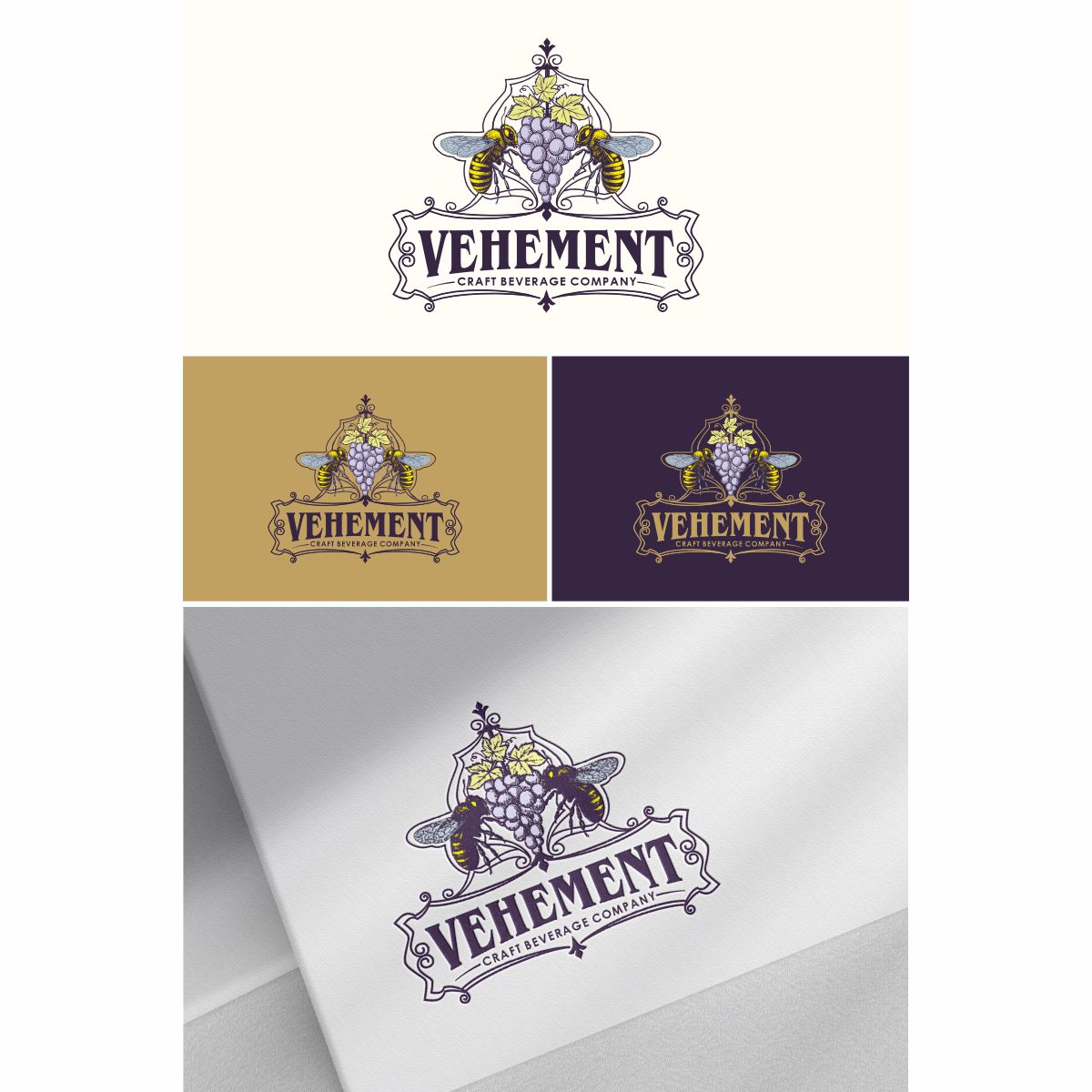 Design de Logo par Fortmindz pour Vehement Craft Beverage Company  | Design #35855456