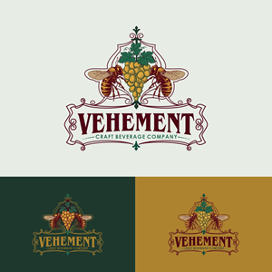 Logo Design by Fortmindz for Vehement Craft Beverage Company  | Design: #35867571