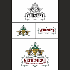 Logo Design by Fortmindz for Vehement Craft Beverage Company  | Design: #35882149