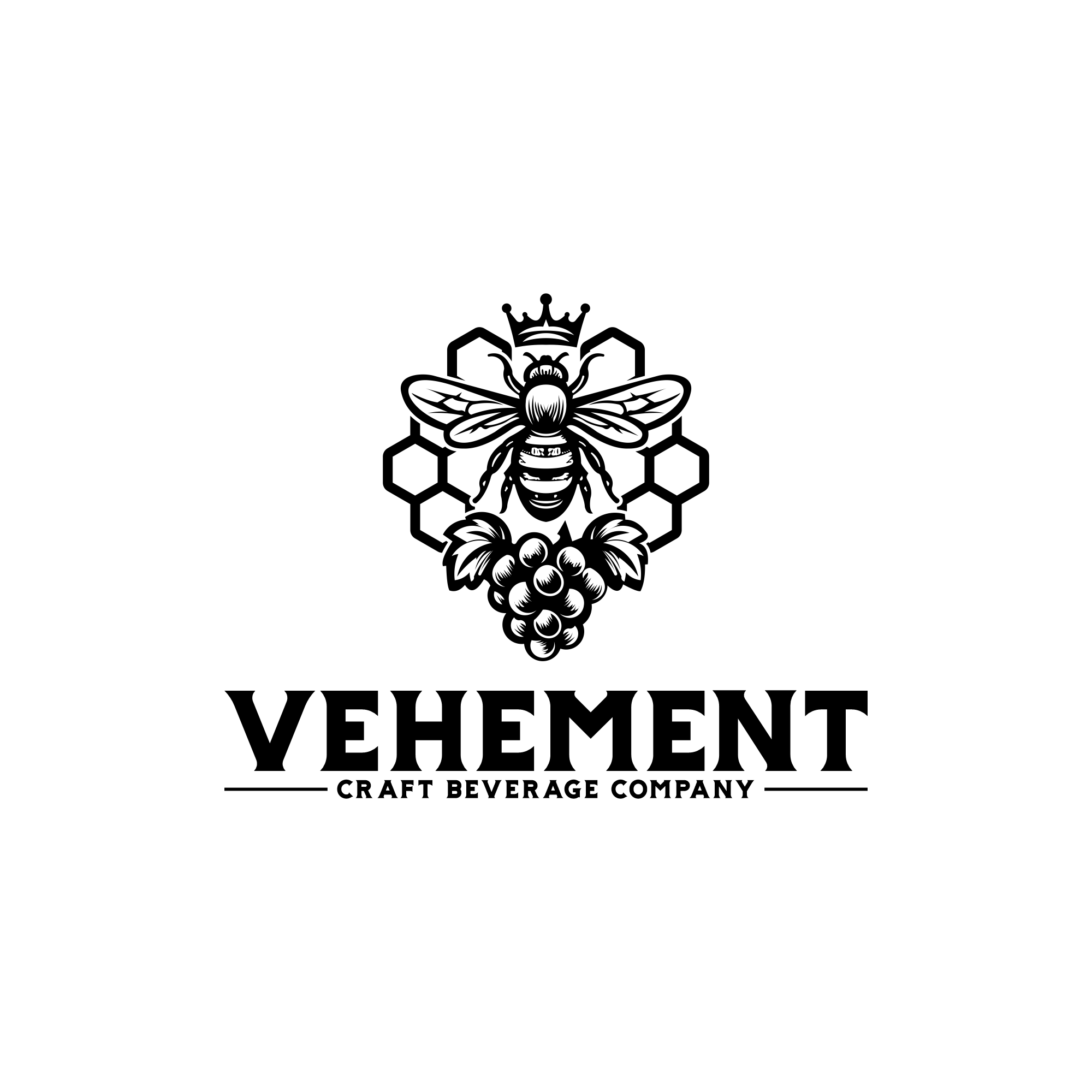 Logo-Design von putri elegant für Vehement Craft Beverage Company  | Design #35839967