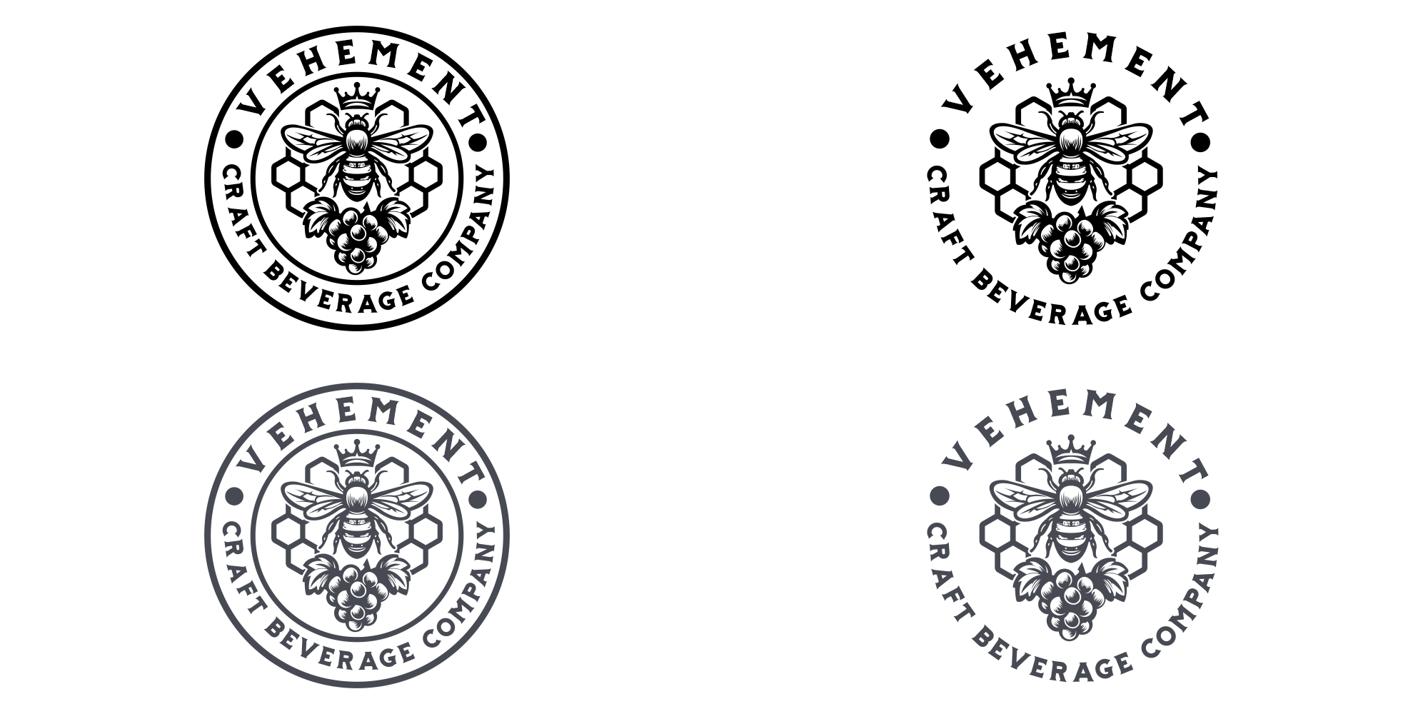 Logo Design by putri elegant for Vehement Craft Beverage Company  | Design #35879828