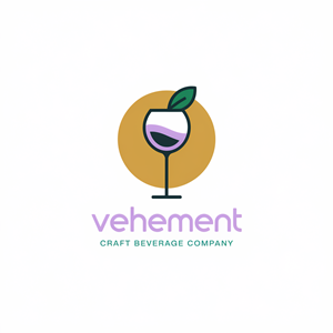 Logo Design by Ar_nisam_usman for Vehement Craft Beverage Company  | Design: #35866888