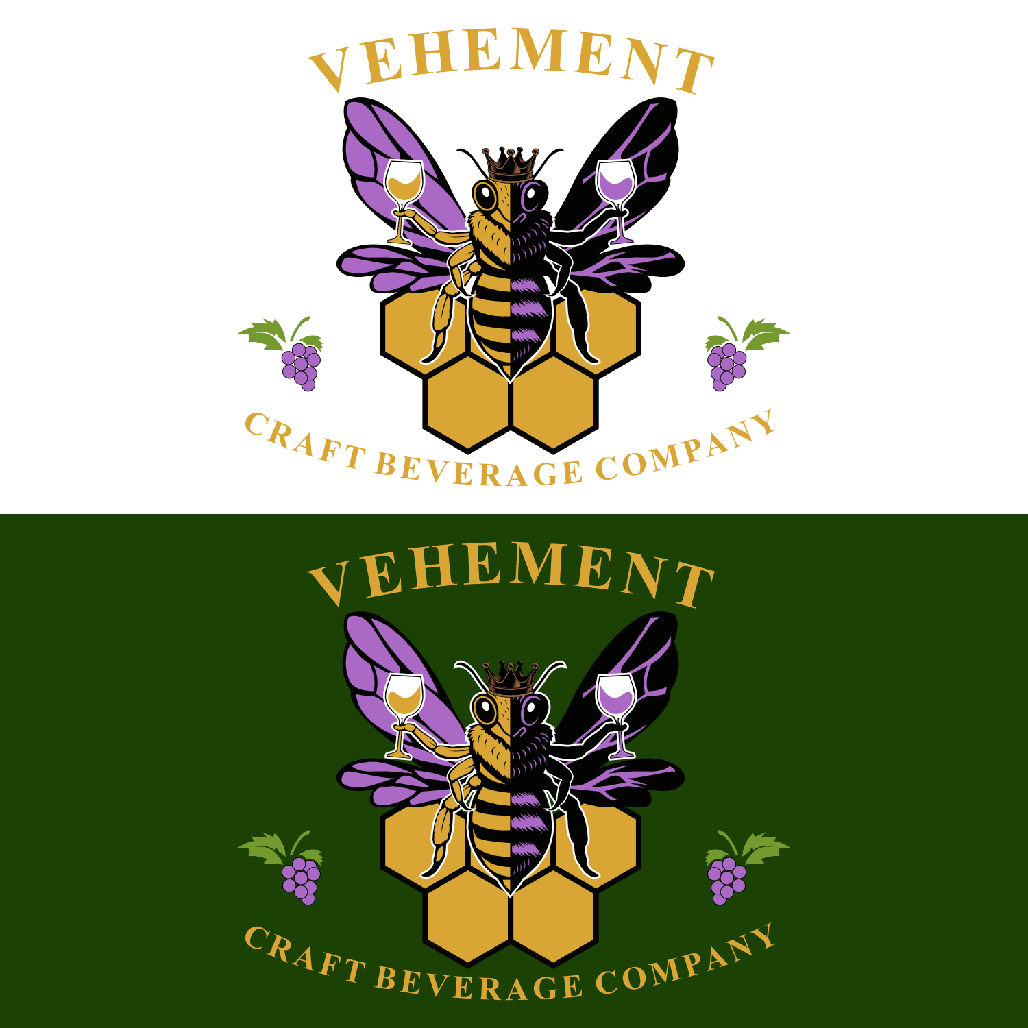 Logo Design by cah awu for Vehement Craft Beverage Company  | Design #35860326
