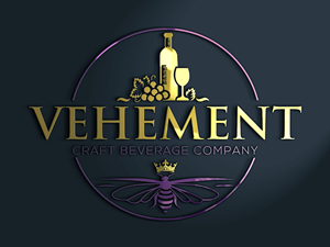 Logo Design by Dior design for Vehement Craft Beverage Company  | Design: #35847883