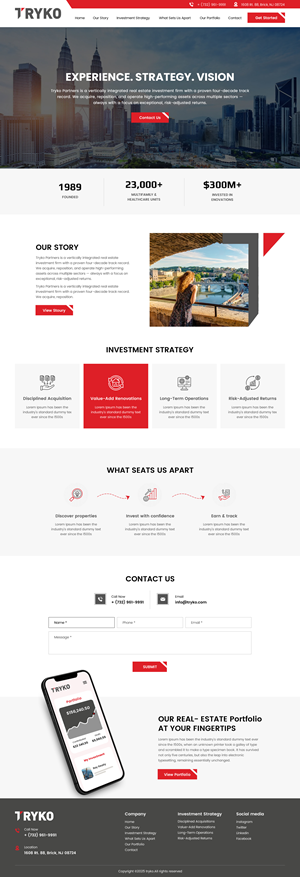 Web Design by rightway for WPI Ltd. | Design #35856142