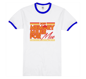 retro t-shirt design for a Relay for Life cancer walk team 