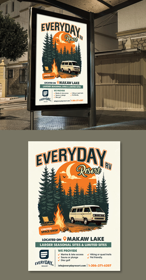 EVERYDAY RV Resort needs a logo and advertising poster