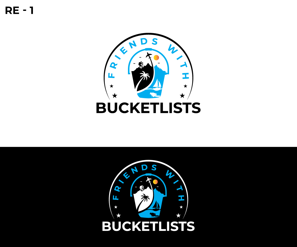 Logo Design by RS_Design for Friends with Bucketlists | Design #35853037