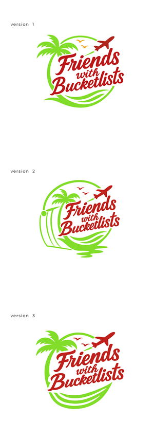 Logo Design by Designzz. for Friends with Bucketlists | Design: #35854263