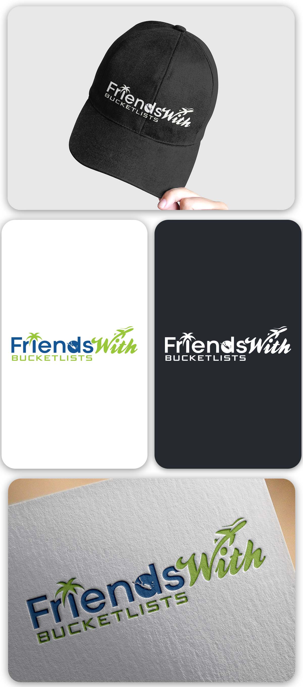 Diseño de Logo por SANJU1 para Friends with Bucketlists | Diseño #35858125