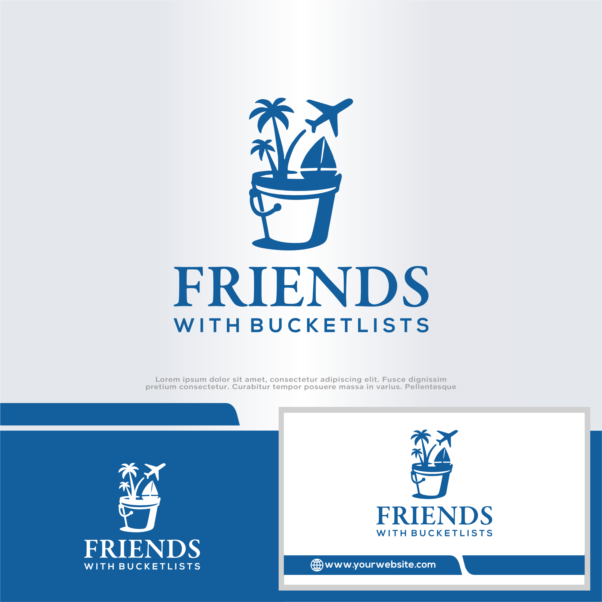 Logo-Design von win it für Friends with Bucketlists | Design #35854226