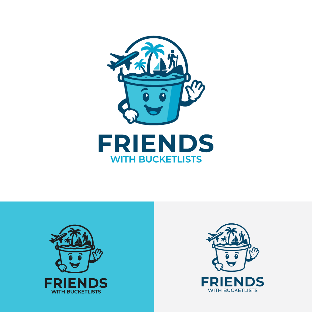 Logo Design by hajera for Friends with Bucketlists | Design #35857744