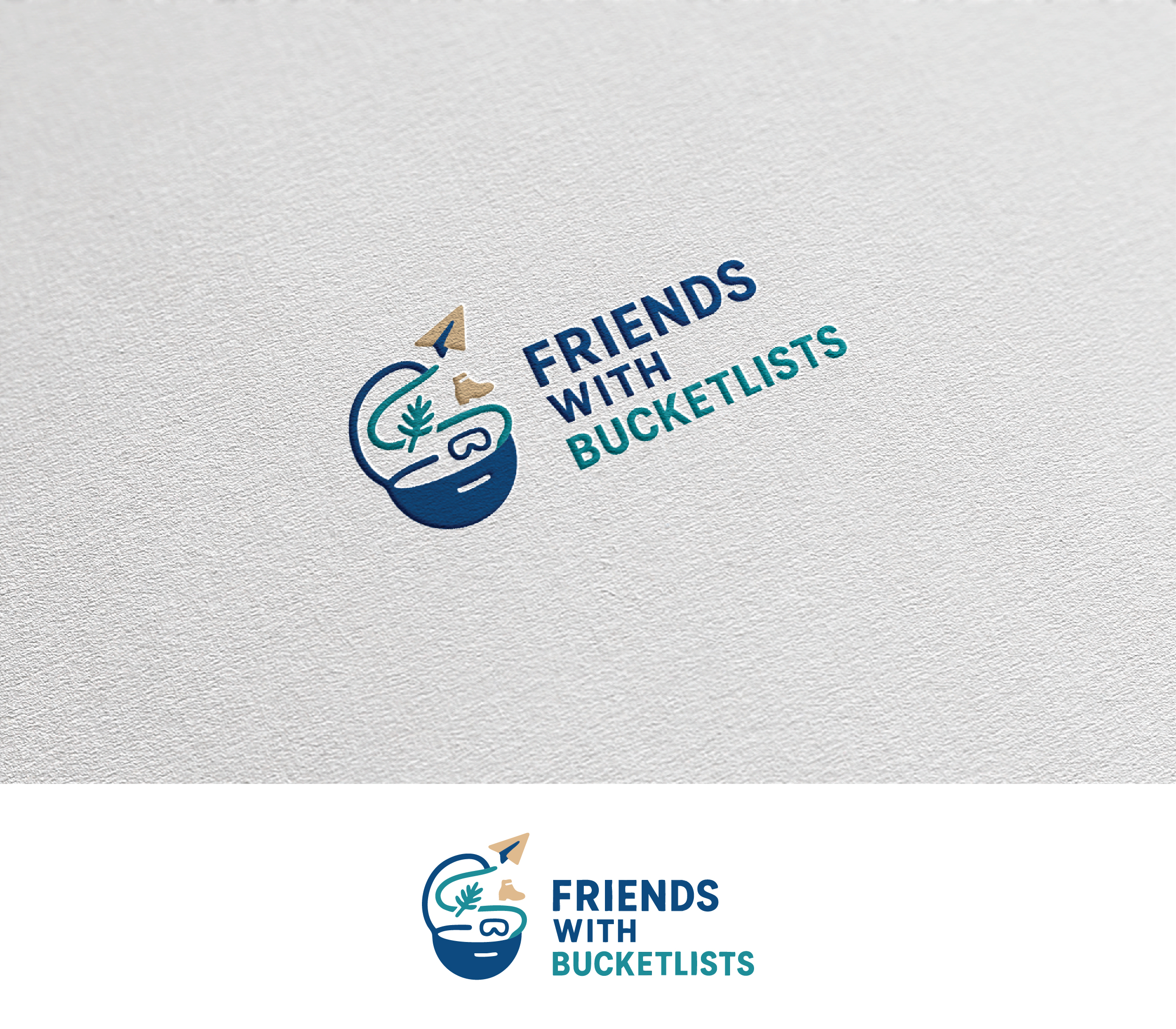 Logo-Design von Afsana_Hoque für Friends with Bucketlists | Design #35852123