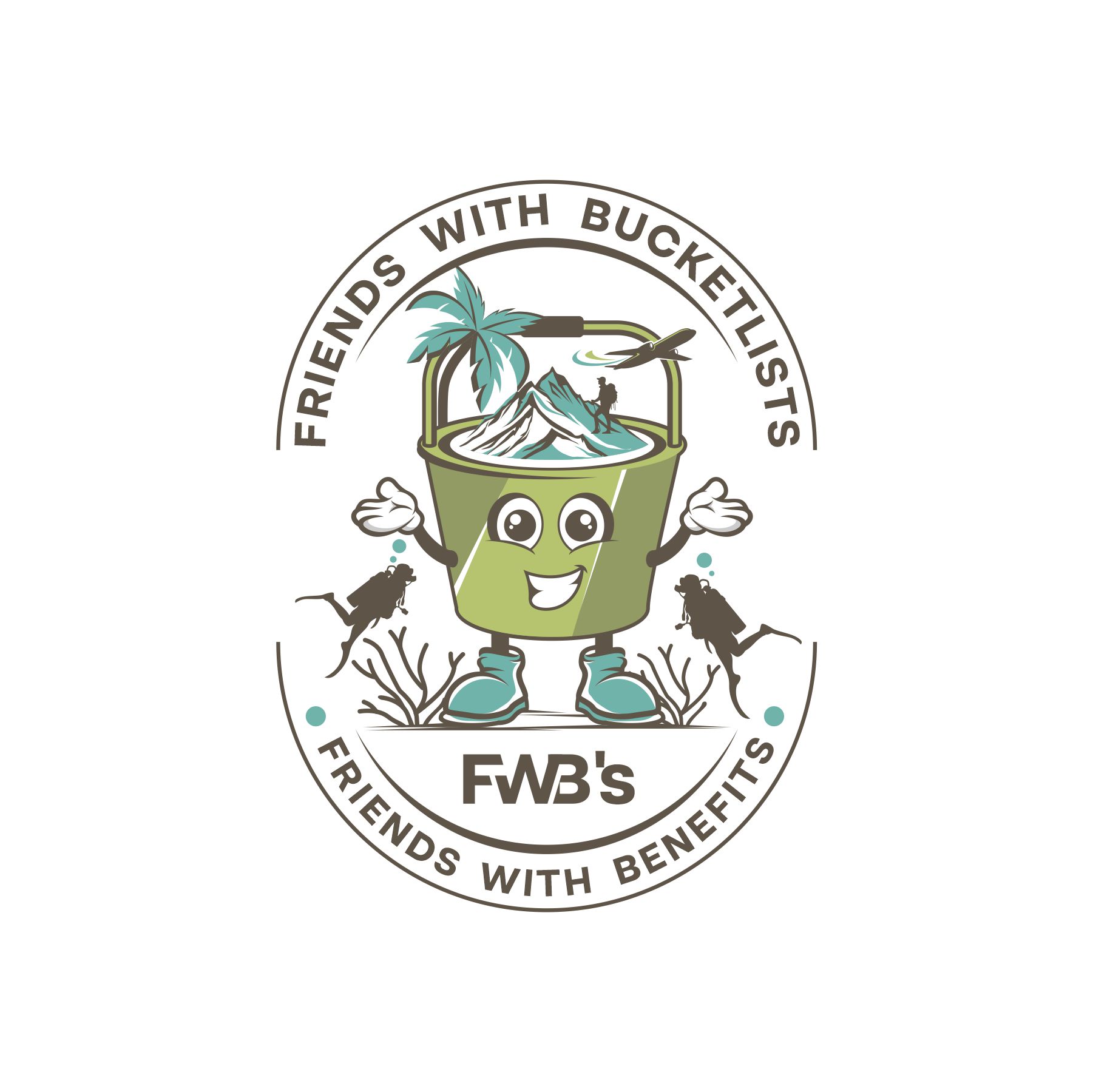 Logo Design by debdesign for Friends with Bucketlists | Design #35857013