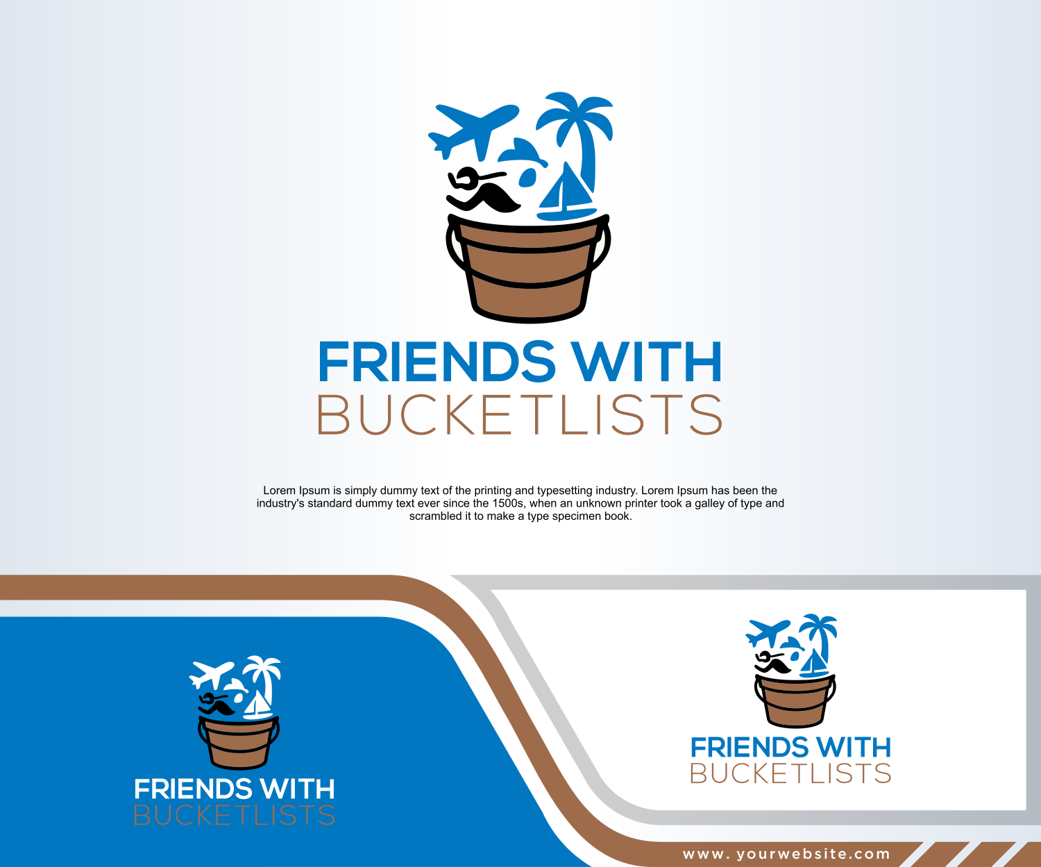 Logo Design by in creative for Friends with Bucketlists | Design #35847468