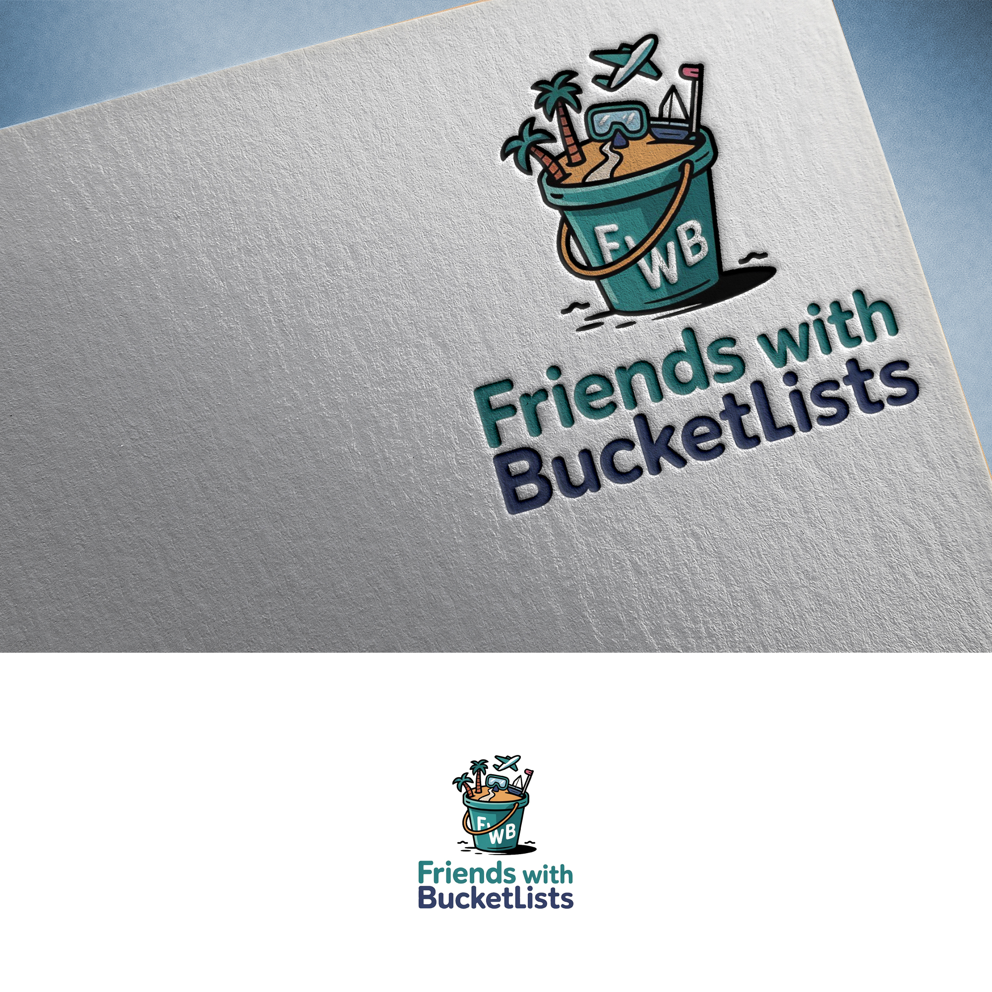 Logo Design by Feni:) for Friends with Bucketlists | Design #35857784