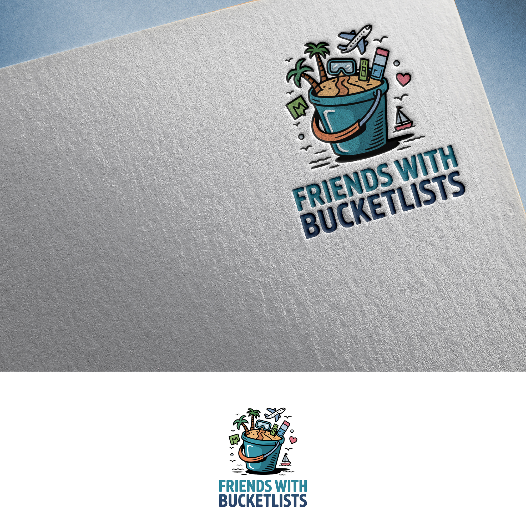 Logo Design by Feni:) for Friends with Bucketlists | Design #35857785