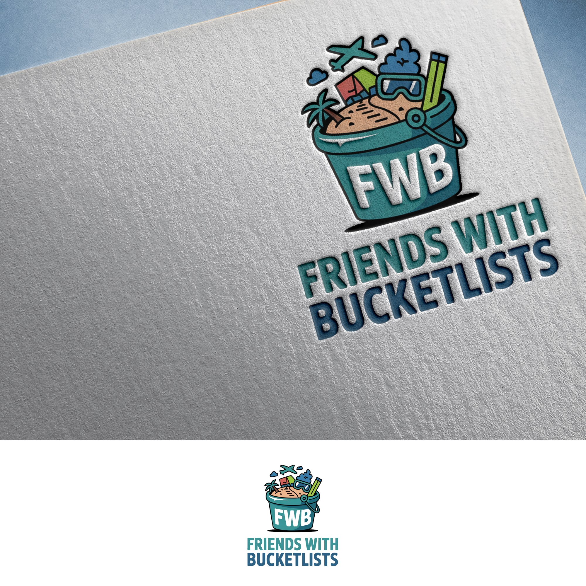 Logo Design by Feni:) for Friends with Bucketlists | Design #35857786