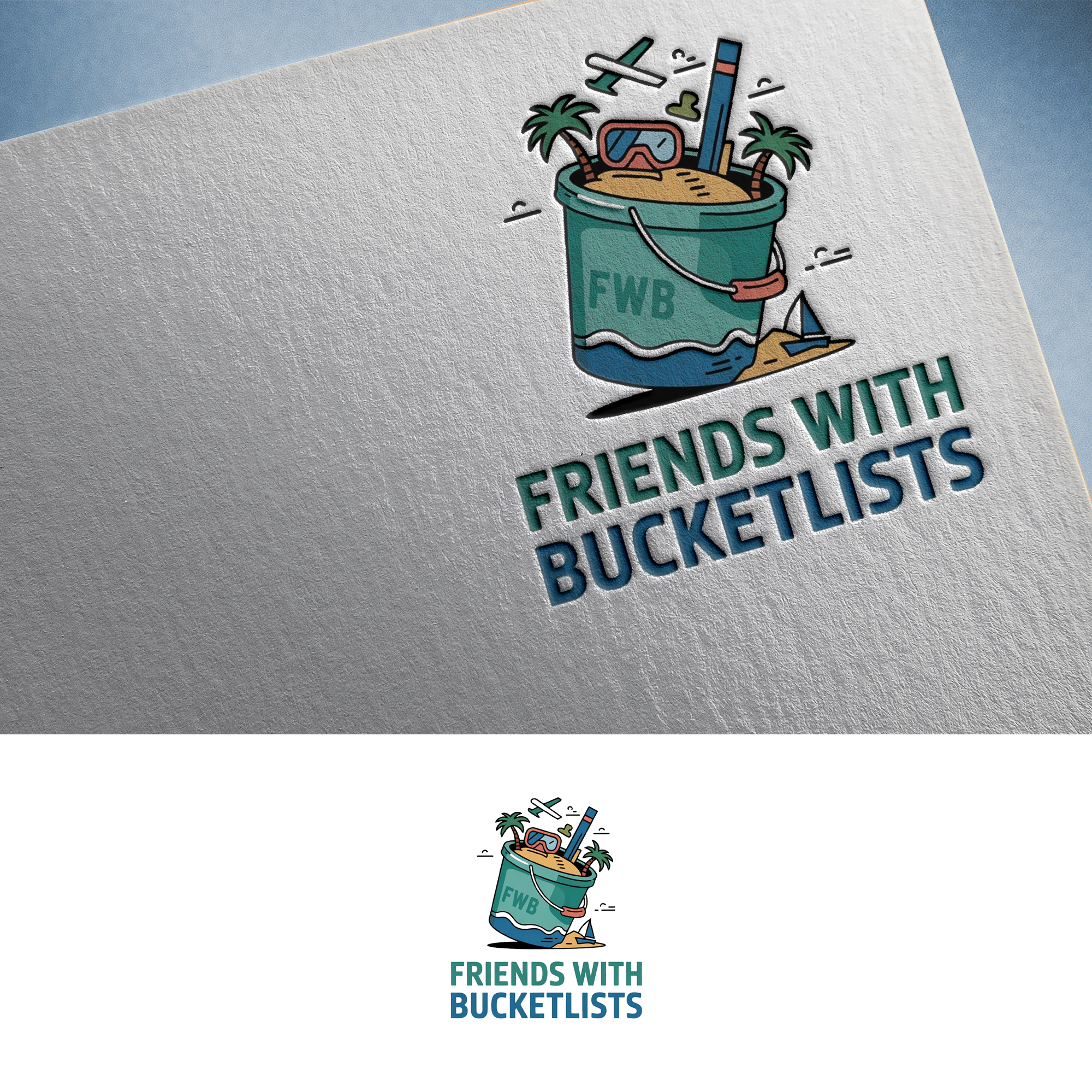 Logo Design by Feni:) for Friends with Bucketlists | Design #35857791
