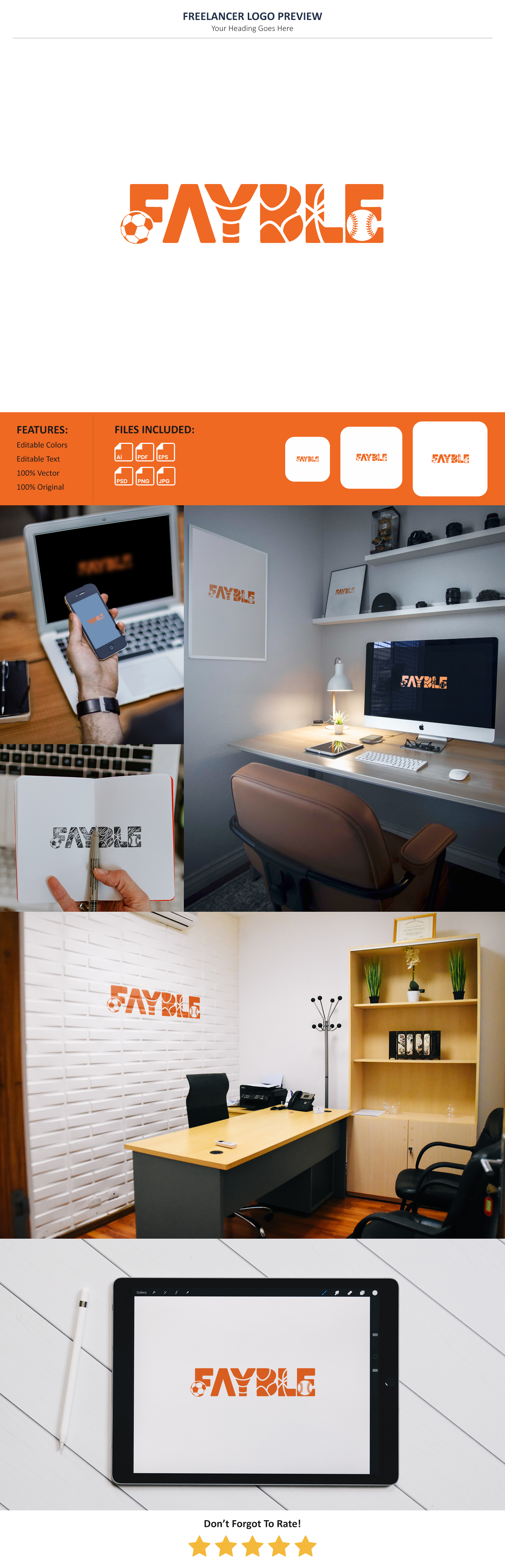 Logo Design by VectorForge for Fayble | Design #35850292