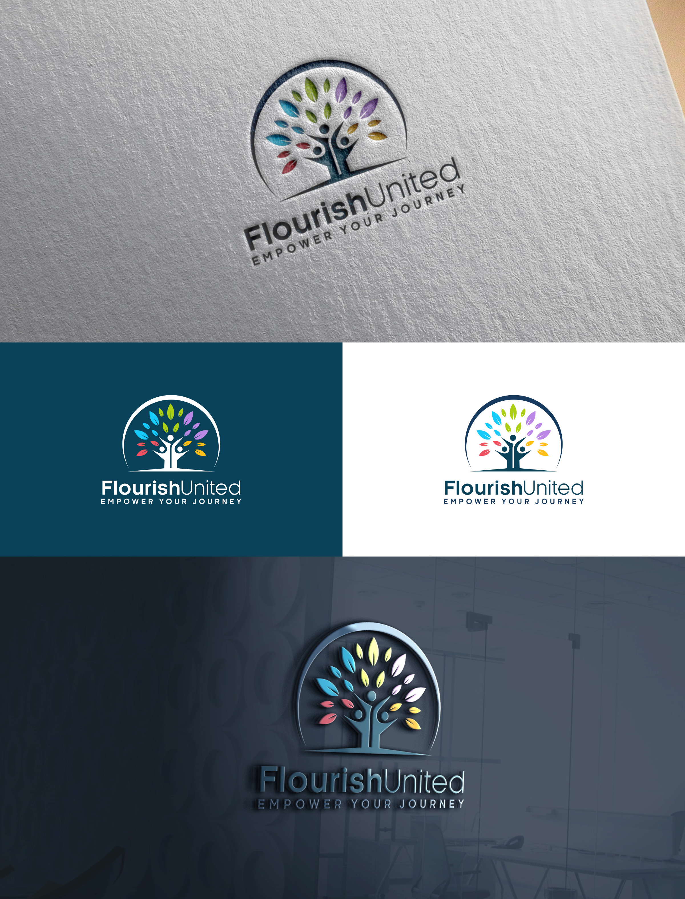 Logo Design by melzh for Flourish United PTY LTD | Design #35856258
