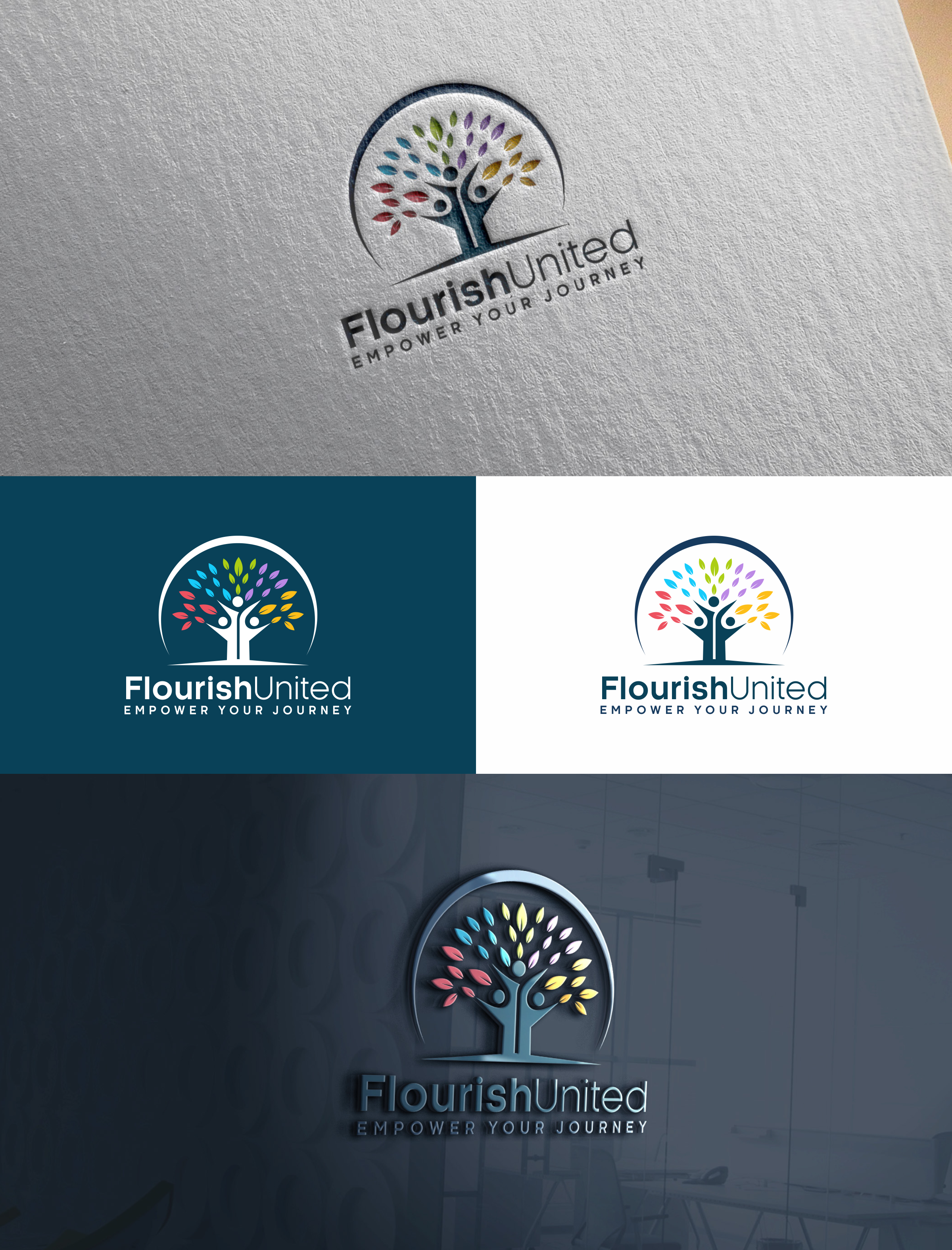 Logo Design by melzh for Flourish United PTY LTD | Design #35856259