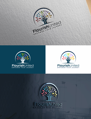 Logo Design by melzh for Flourish United PTY LTD | Design: #35856259