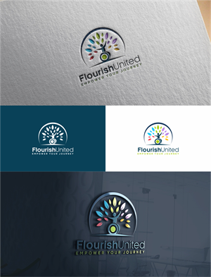 Logo Design by melzh for Flourish United PTY LTD | Design: #35890607