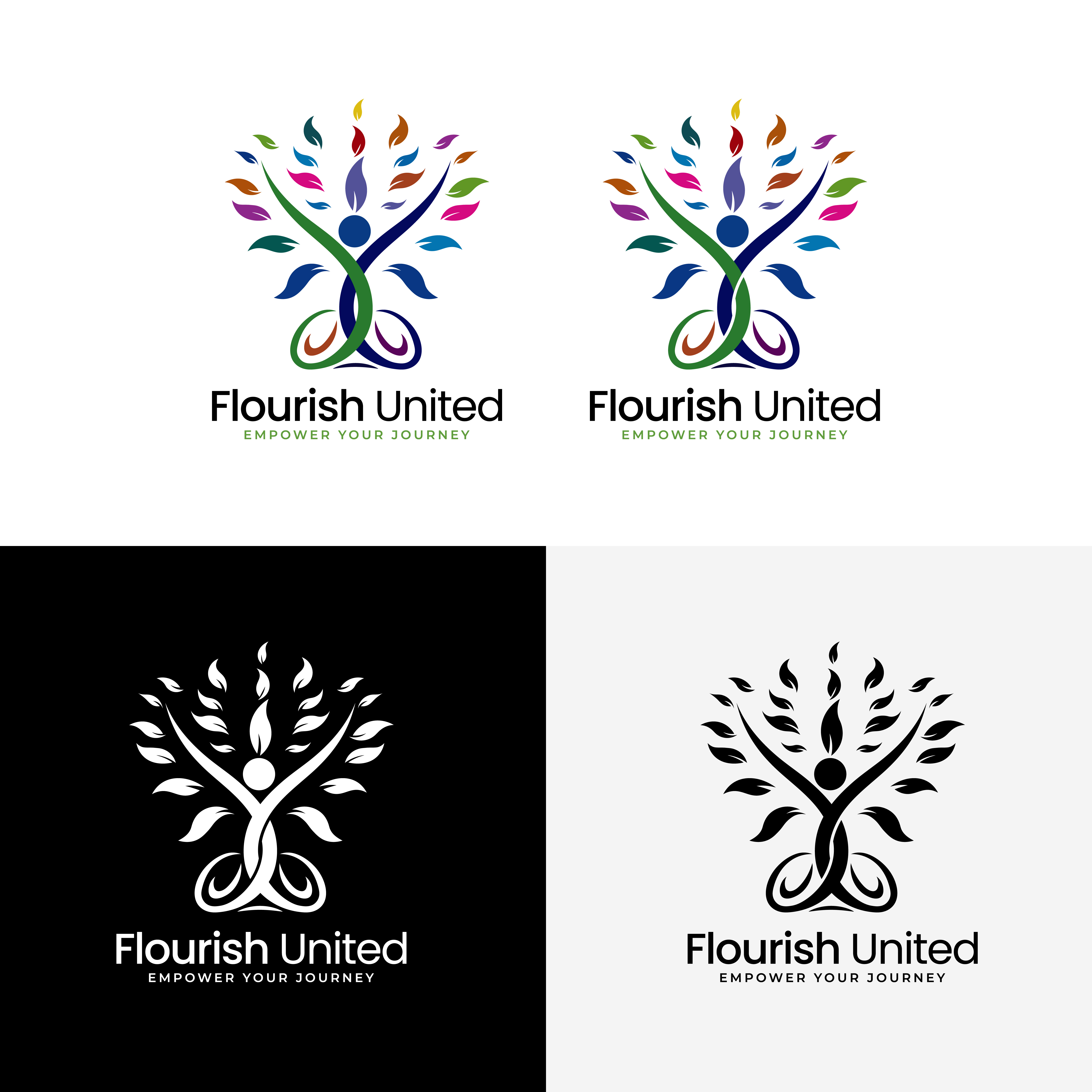 Logo Design by Merin gopi for Flourish United PTY LTD | Design #35941524