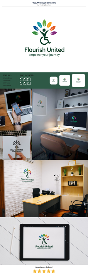 Logo Design by VectorForge for Flourish United PTY LTD | Design: #35858606