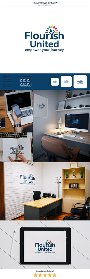 Logo Design by VectorForge for Flourish United PTY LTD | Design: #36032145