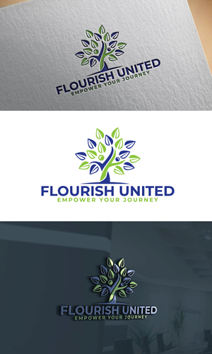 Logo Design by Impressive logo for Flourish United PTY LTD | Design: #35853989