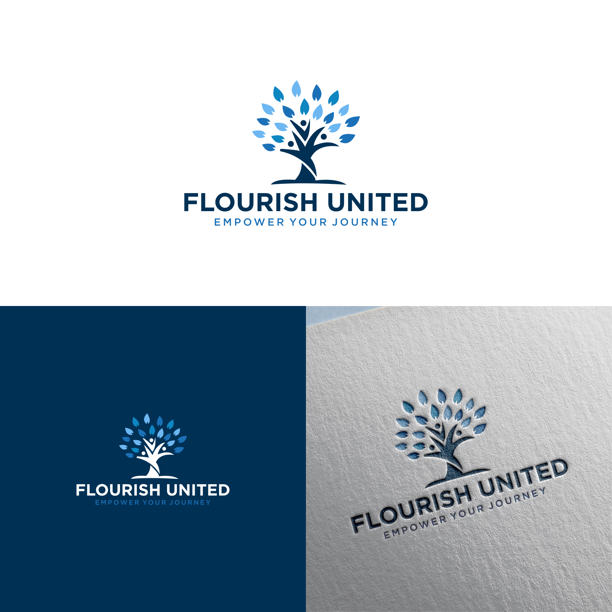 Logo Design by ni9 for Flourish United PTY LTD | Design #35876587