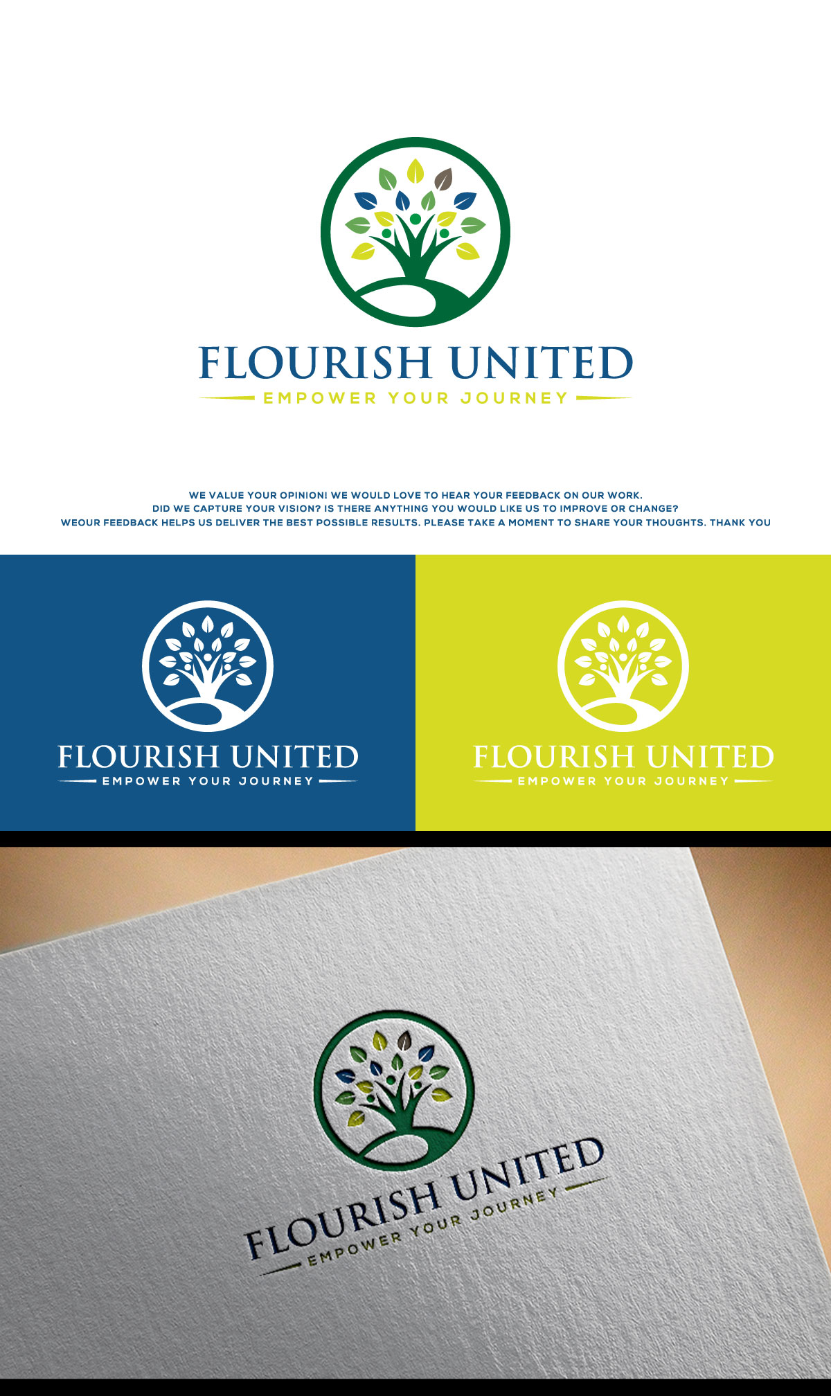 Logo Design by Logo Care. for Flourish United PTY LTD | Design #35859061
