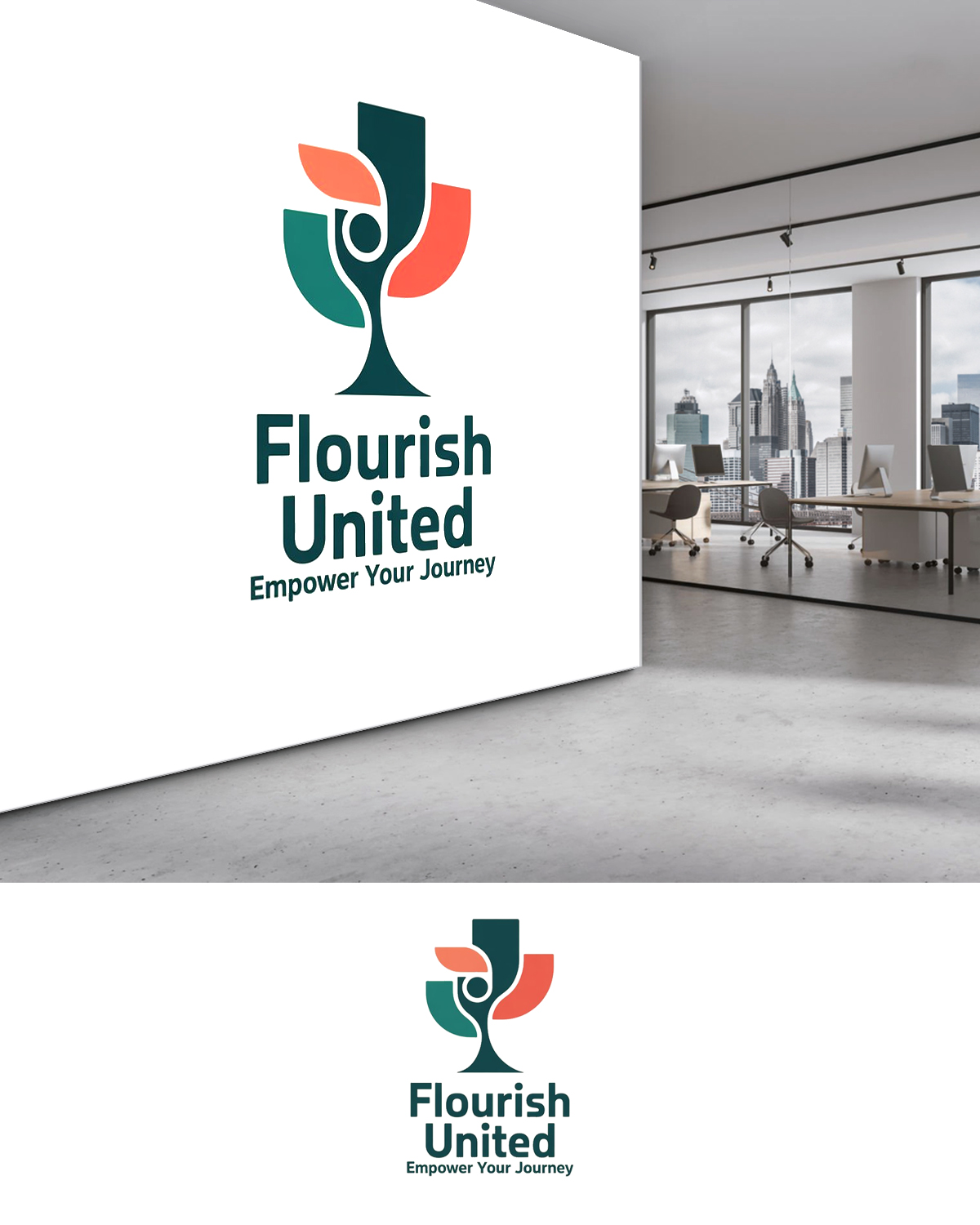 Logo Design by Ri.112211 for Flourish United PTY LTD | Design #35913242