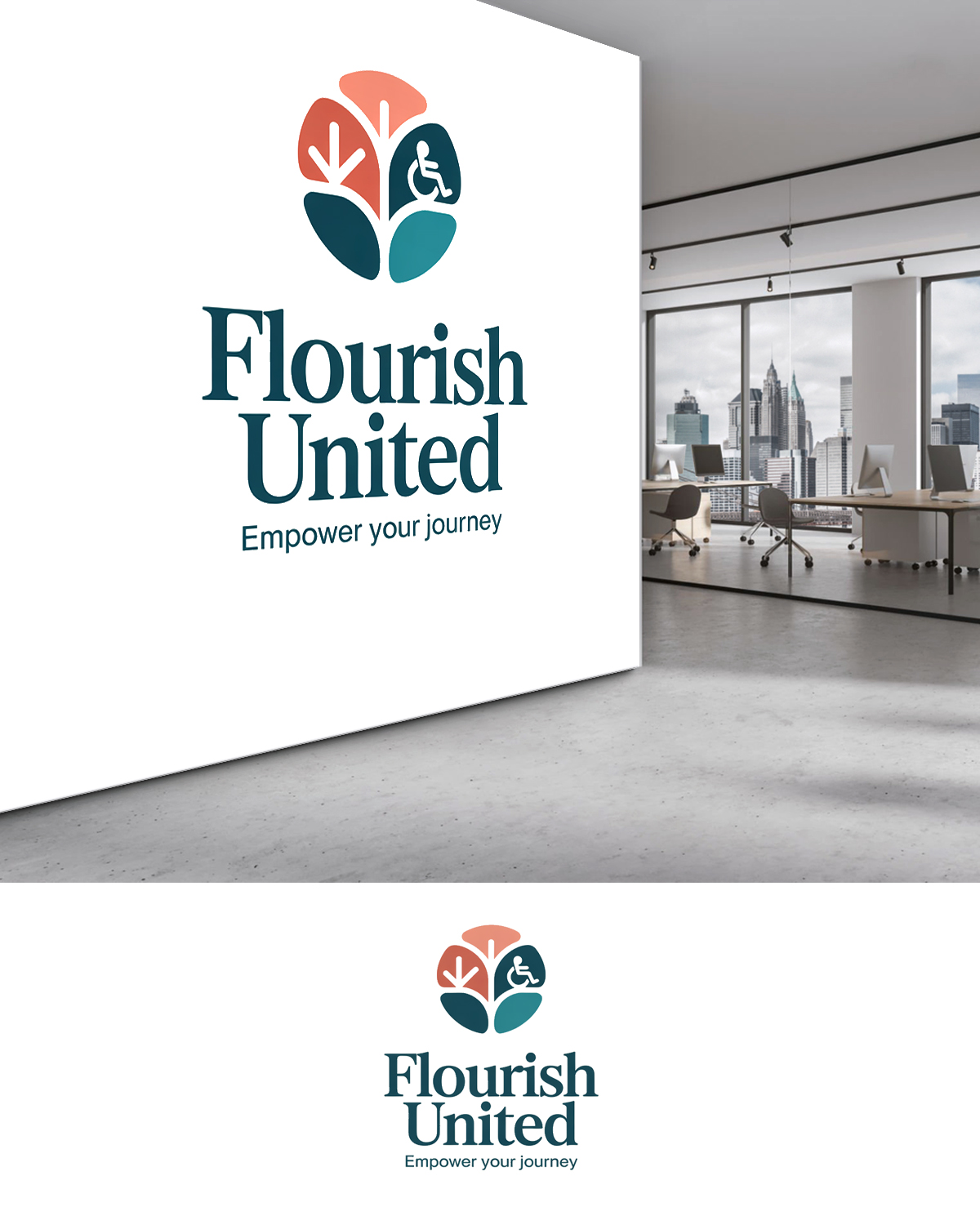 Logo Design by Ri.112211 for Flourish United PTY LTD | Design #35913245