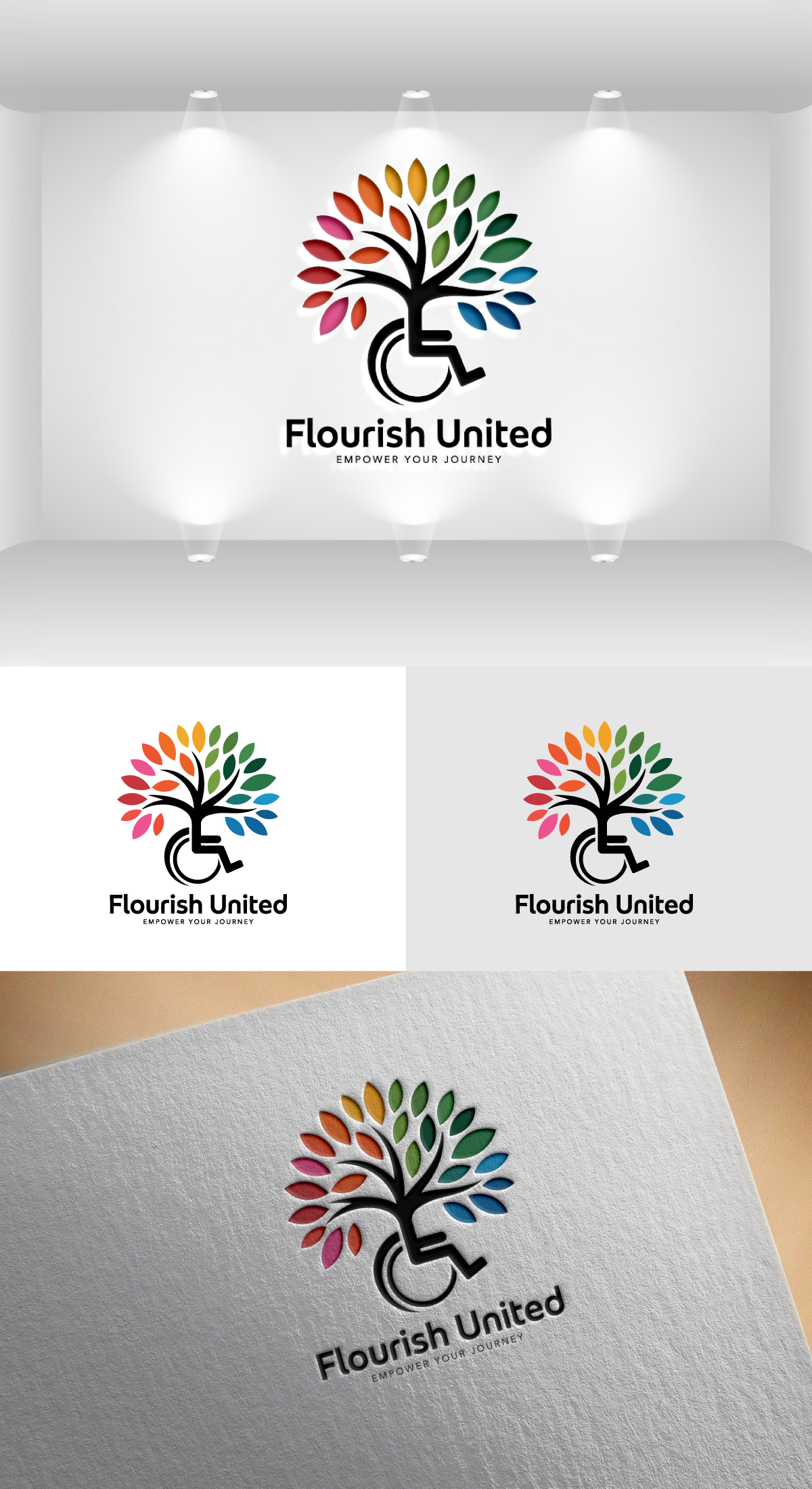 Logo Design by Creative__Art for Flourish United PTY LTD | Design #35938627