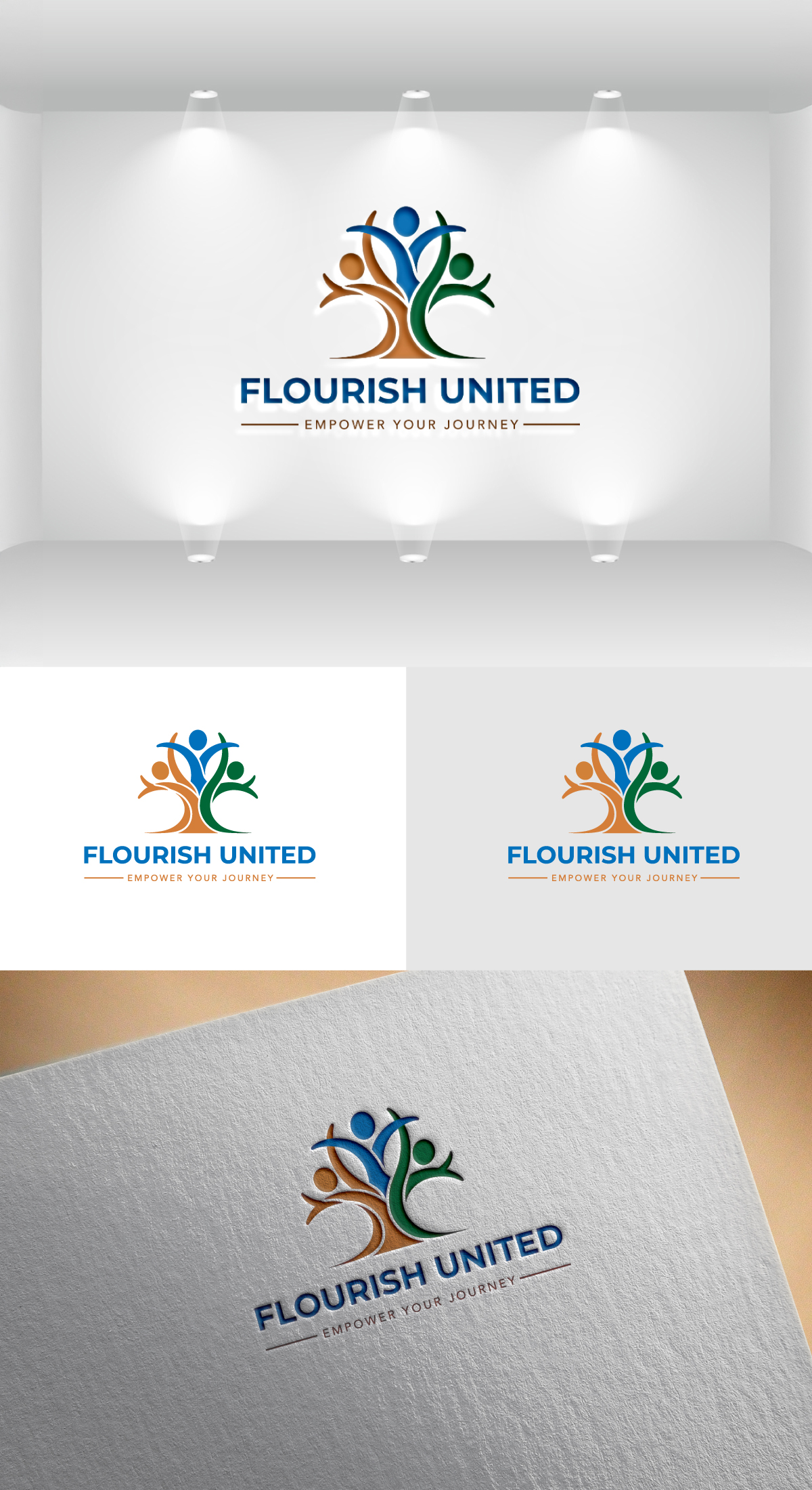 Logo Design by Creative__Art for Flourish United PTY LTD | Design #35938631